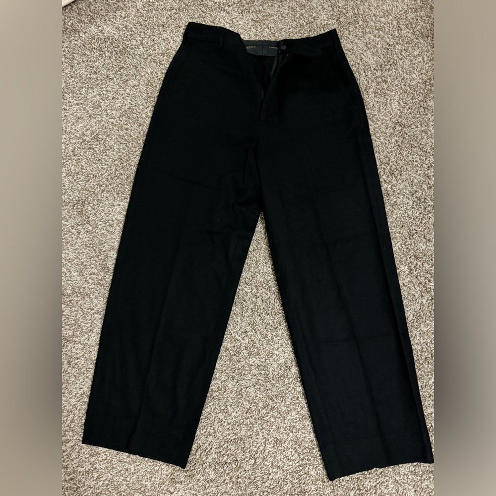 Donna Karan Men's Elegant Black Dress Pants